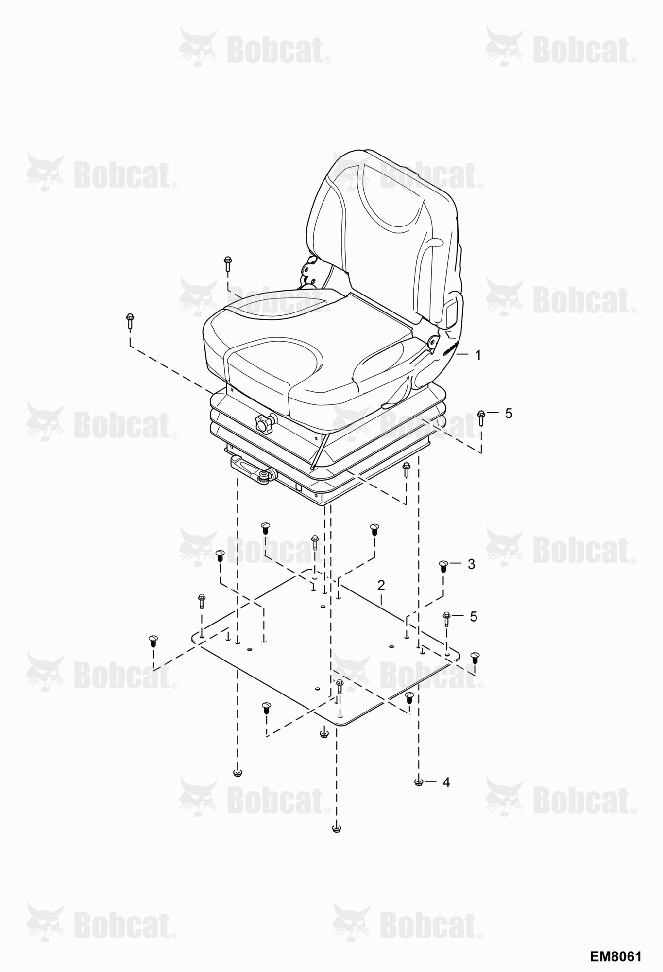 Operator Seat (Mechanical Suspension) (AMA / Seat Industries)