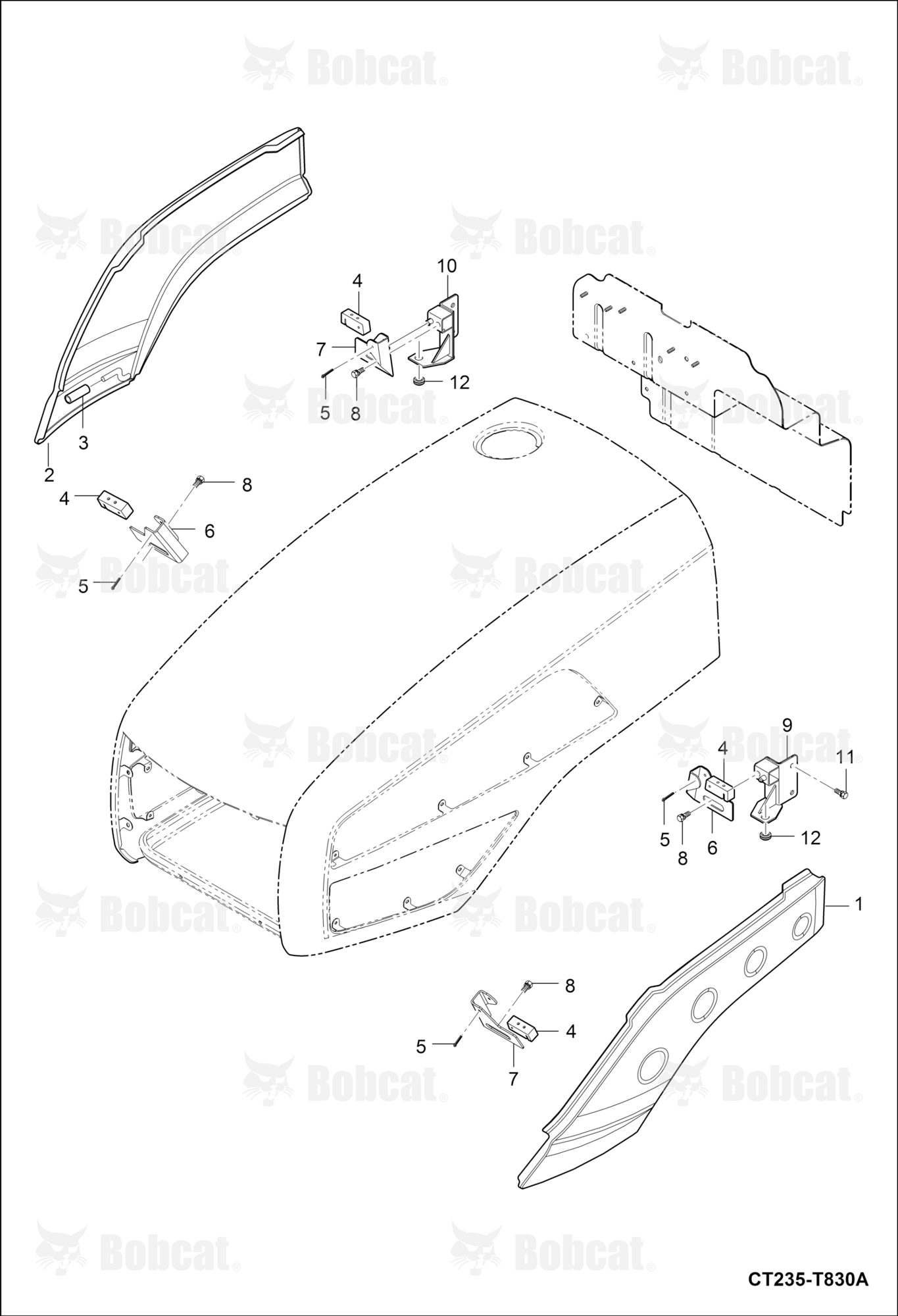 Hood (Sides)  ABFP11001 & Above
