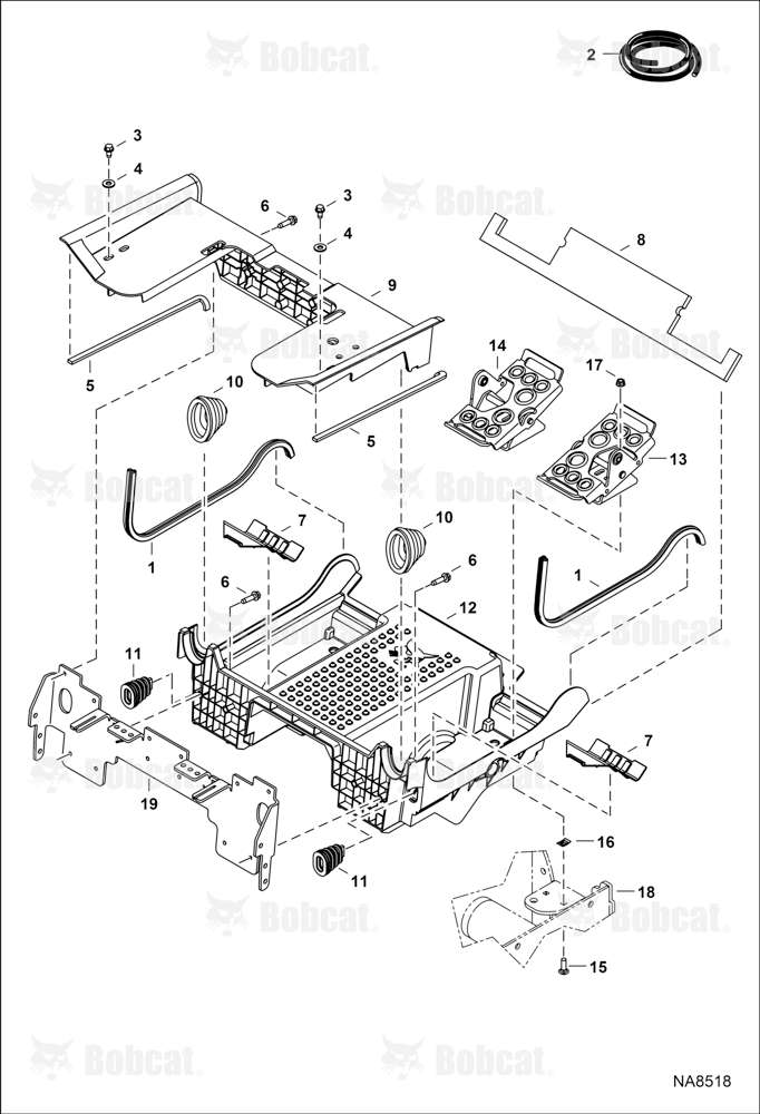 Panels (Floor Pan) (Manual Controls, AHC & ACS)