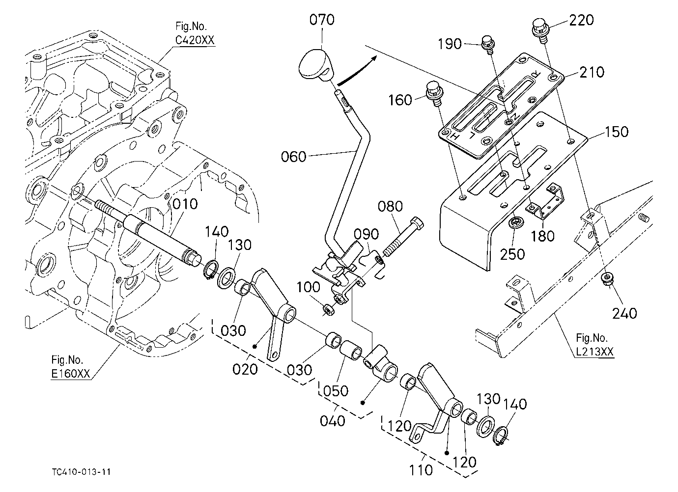 Range Gear Shift Lever