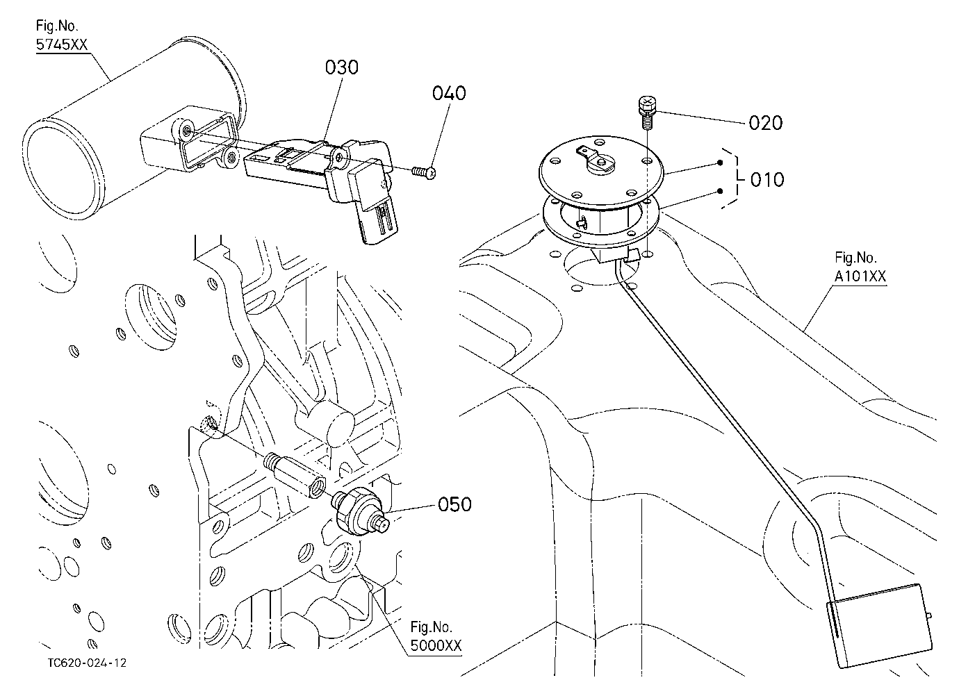 Switch/Sensor (Fuel/Inlet Pipe)