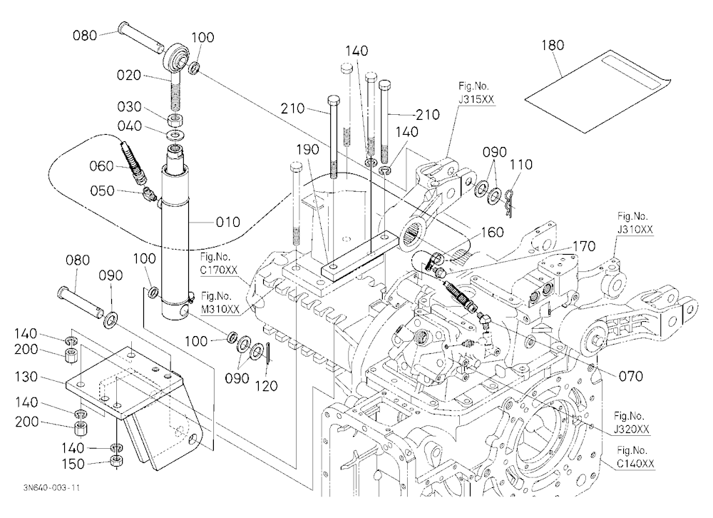 Assist Cylinder Kit Rh (W/G No.M9269B) [Option]