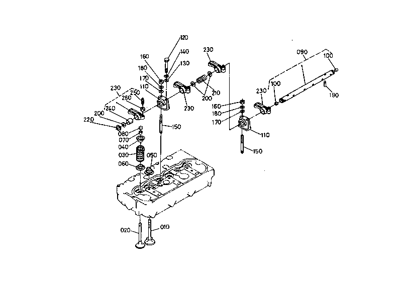Valve And Rocker Arm