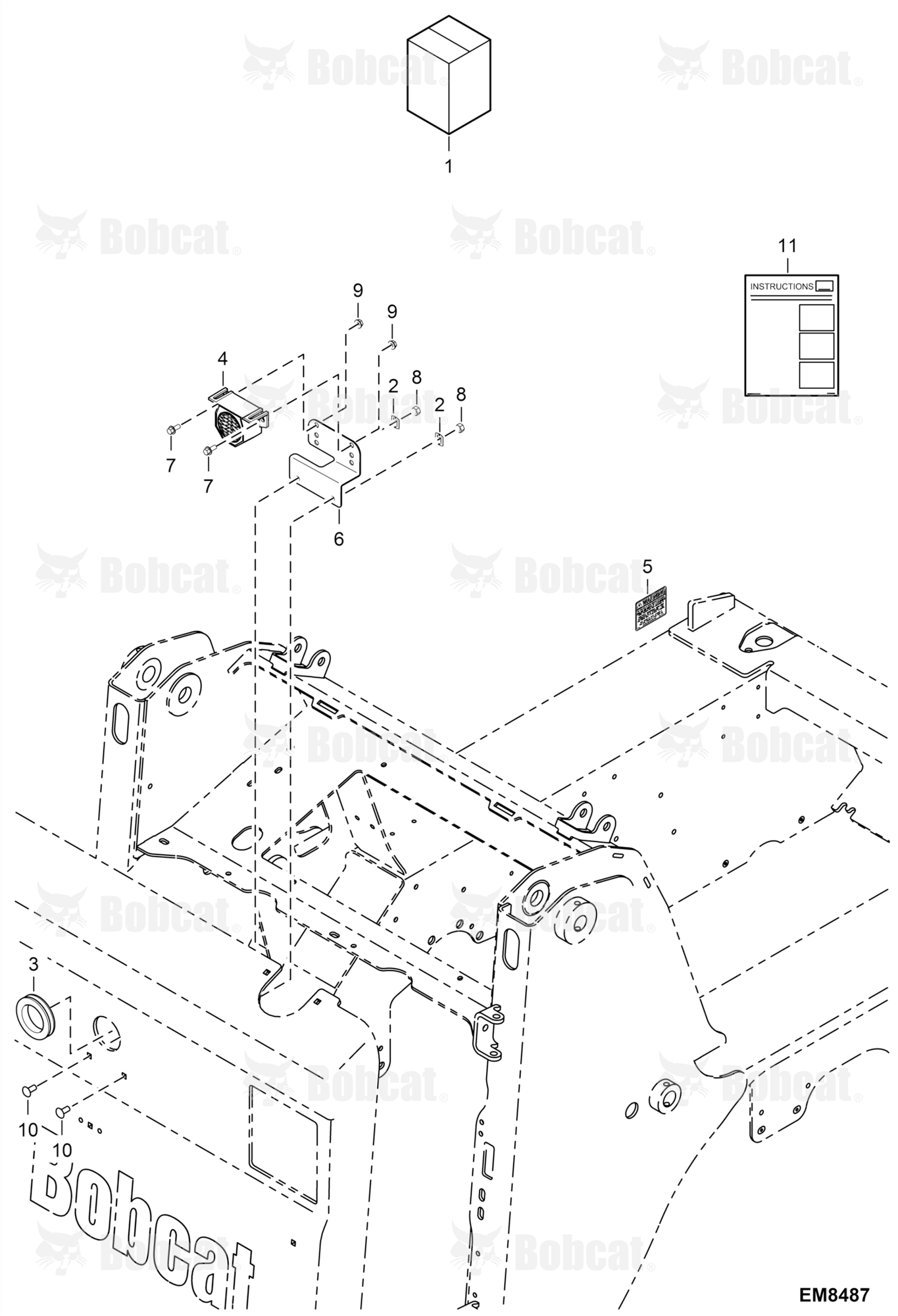 BACK-UP Alarm Kit (Selectable Joystick Controls)