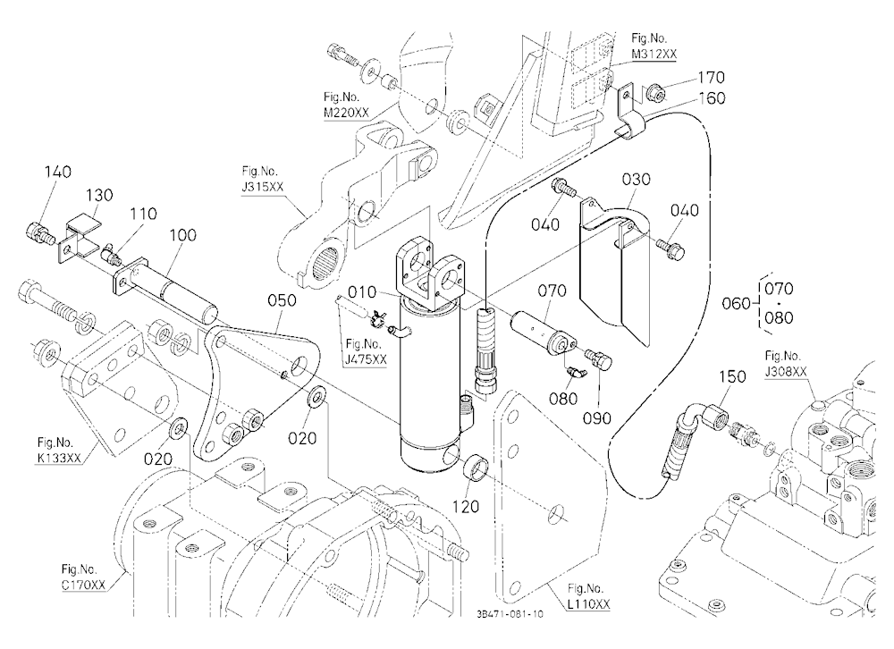3P-Lift Assist Cylinder Rh [Except Rear Wheel 480/