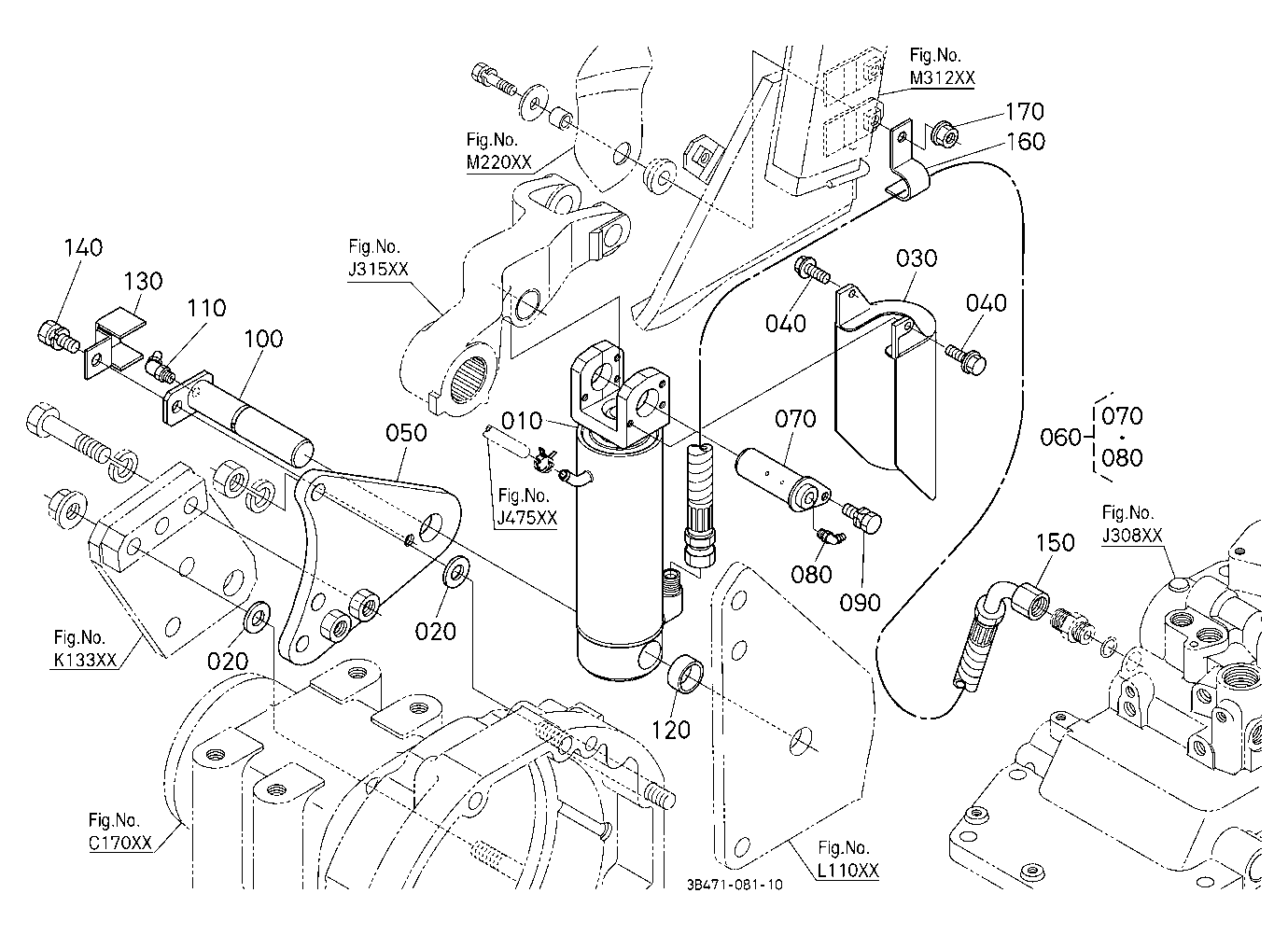 3P-Lift Assist Cylinder Rh [Except Rear Wheel 480/