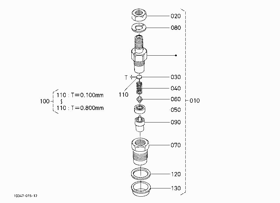 NOZZLE HOLDER (COMPONENT PARTS)