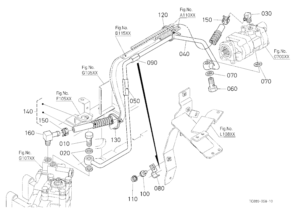 Hydraulic Oil Line