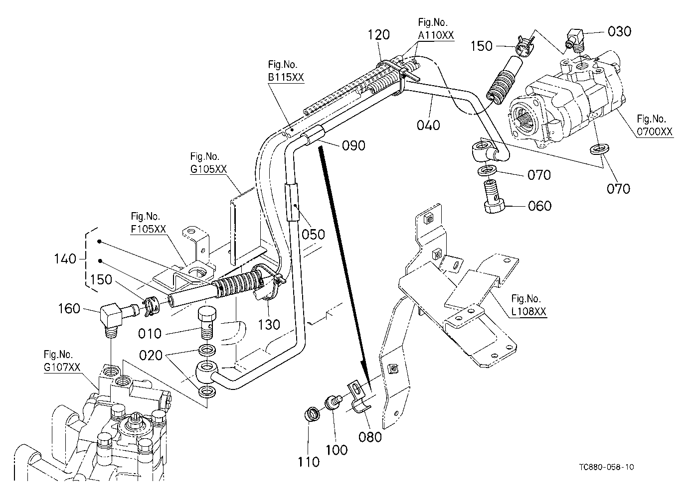 Hydraulic Oil Line
