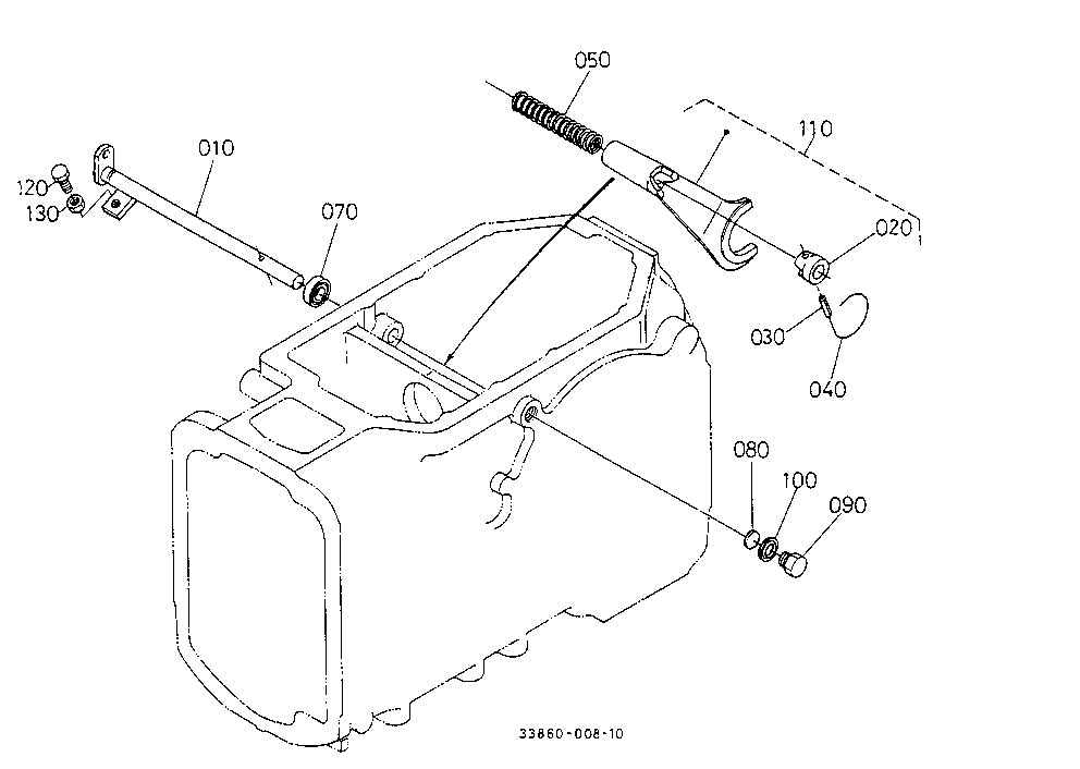 Rear Differential Lock Shift Fork