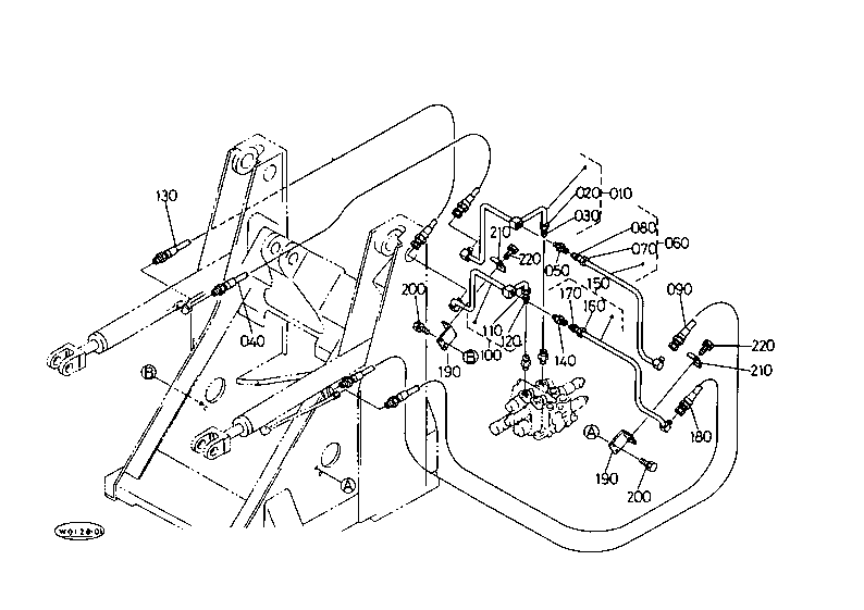 Oil Piping Lift Cylinder