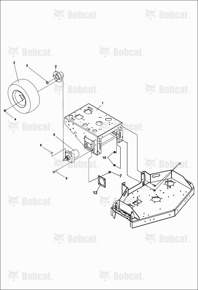 Drive Wheels / Cutterdeck Mounting