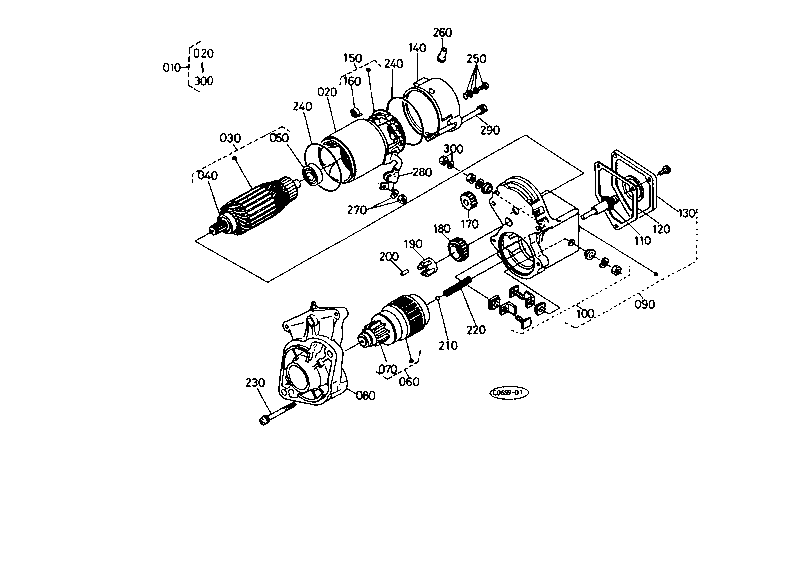 Starter (Component Parts)(Not For Reman Unit)