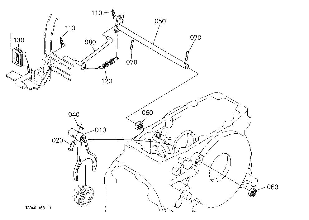 Differential Lock Shift Fork [Gst Type] [Cab Type]