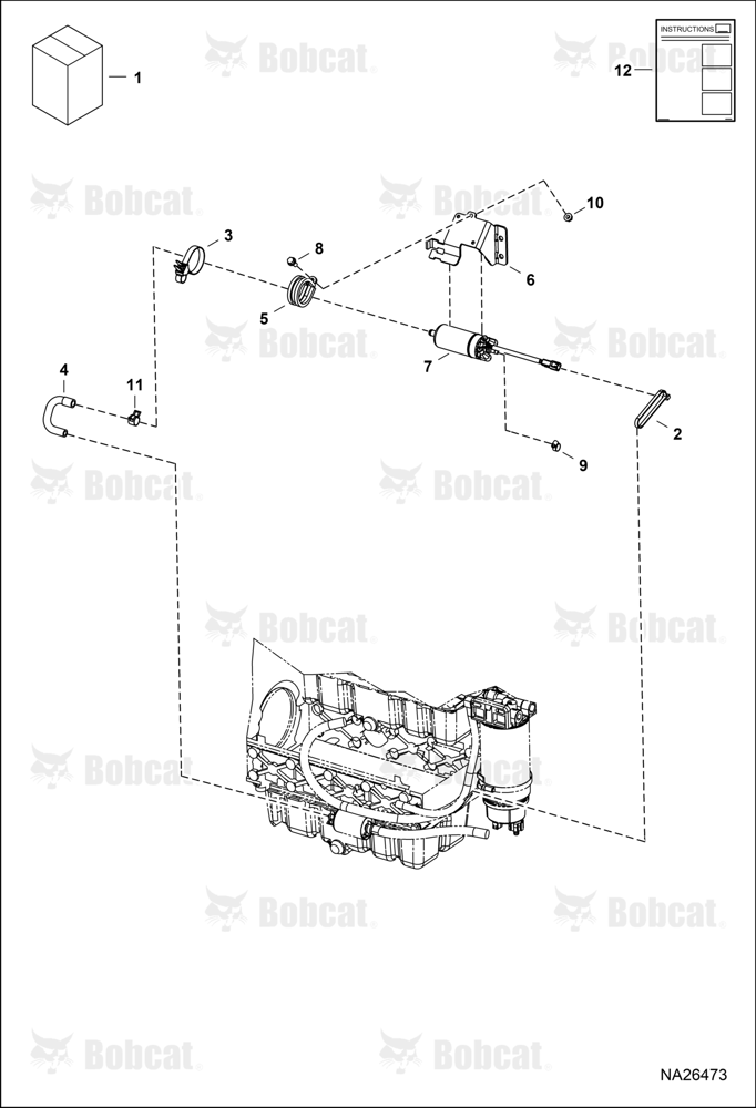 Lift Pump Conversion Kit (Carter to Bosch)