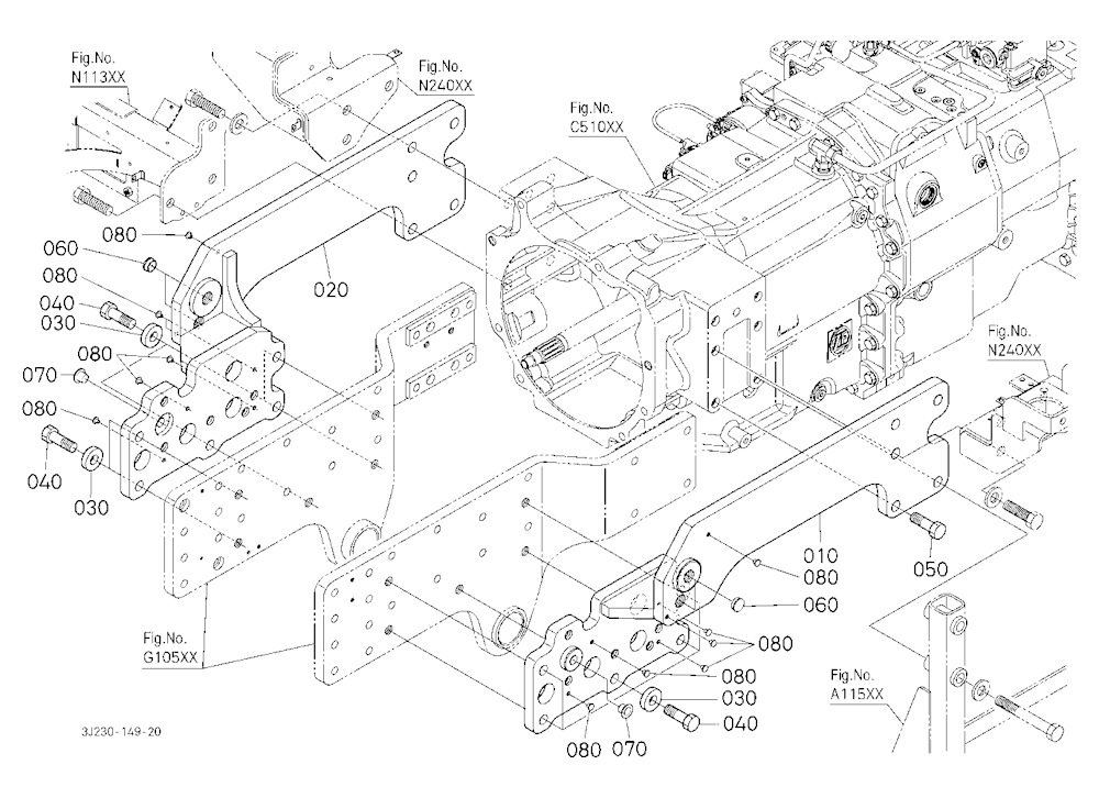 Front Loader Frame [With Loader Equipment]