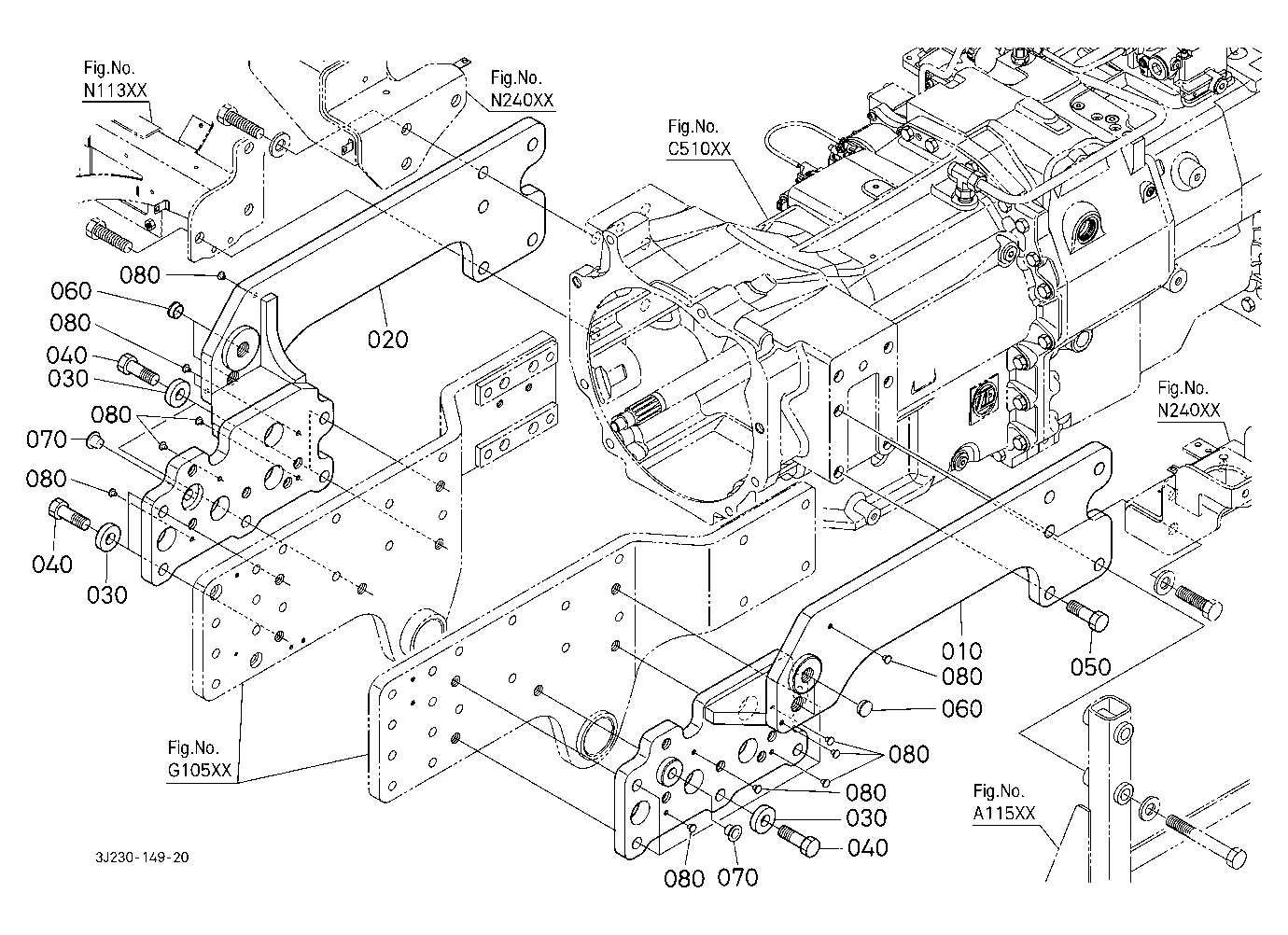 Front Loader Frame [With Loader Equipment]