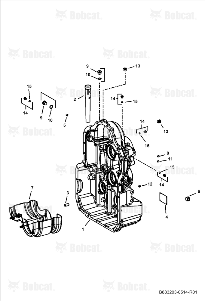 TRANSMISSION/ Gearbox Housing