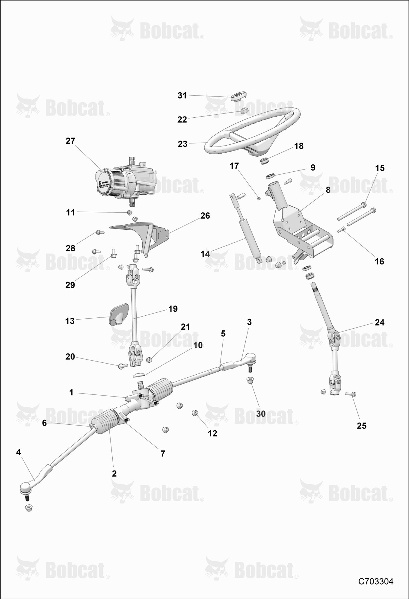STEERING, Steering Asm