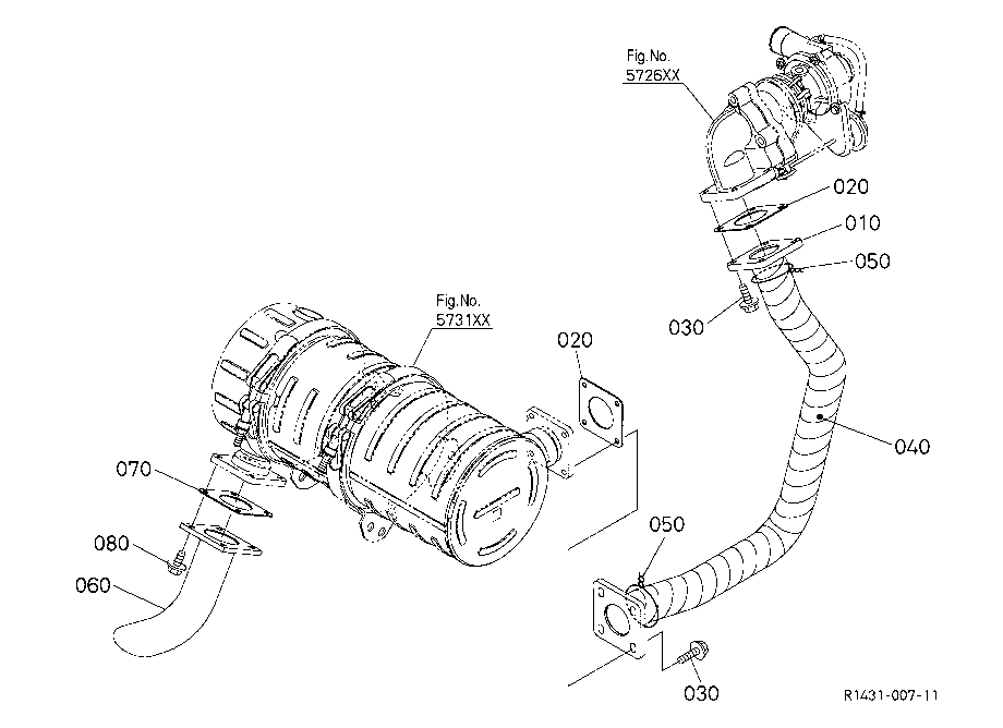 Diesel Oxidation Catalyst Muffler (Muffler Pipe)
