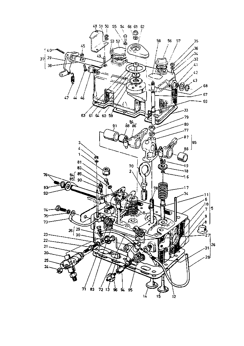Cylinder Head And Head Cover