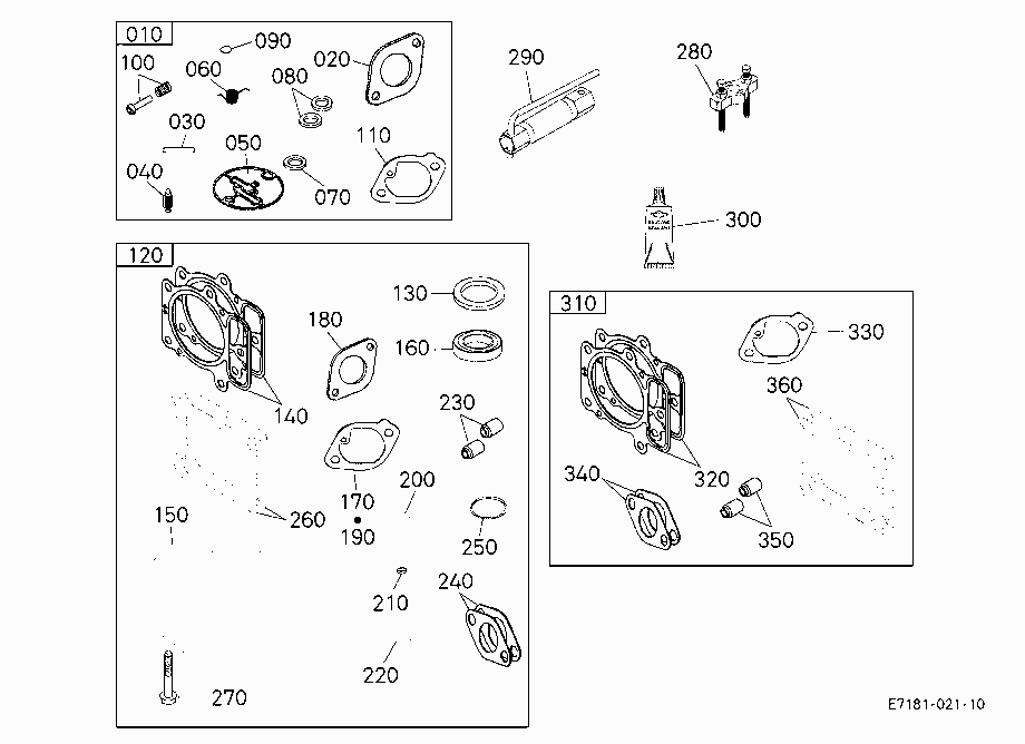 ACCESSORIES AND SERVICE PARTS