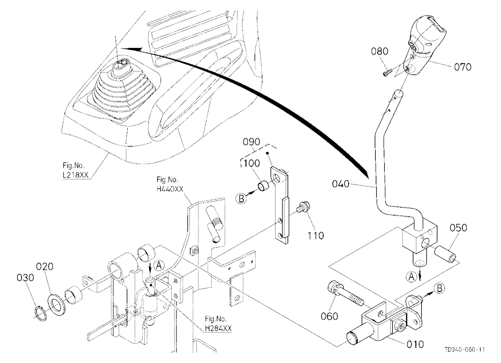 Loader Valve Lever
