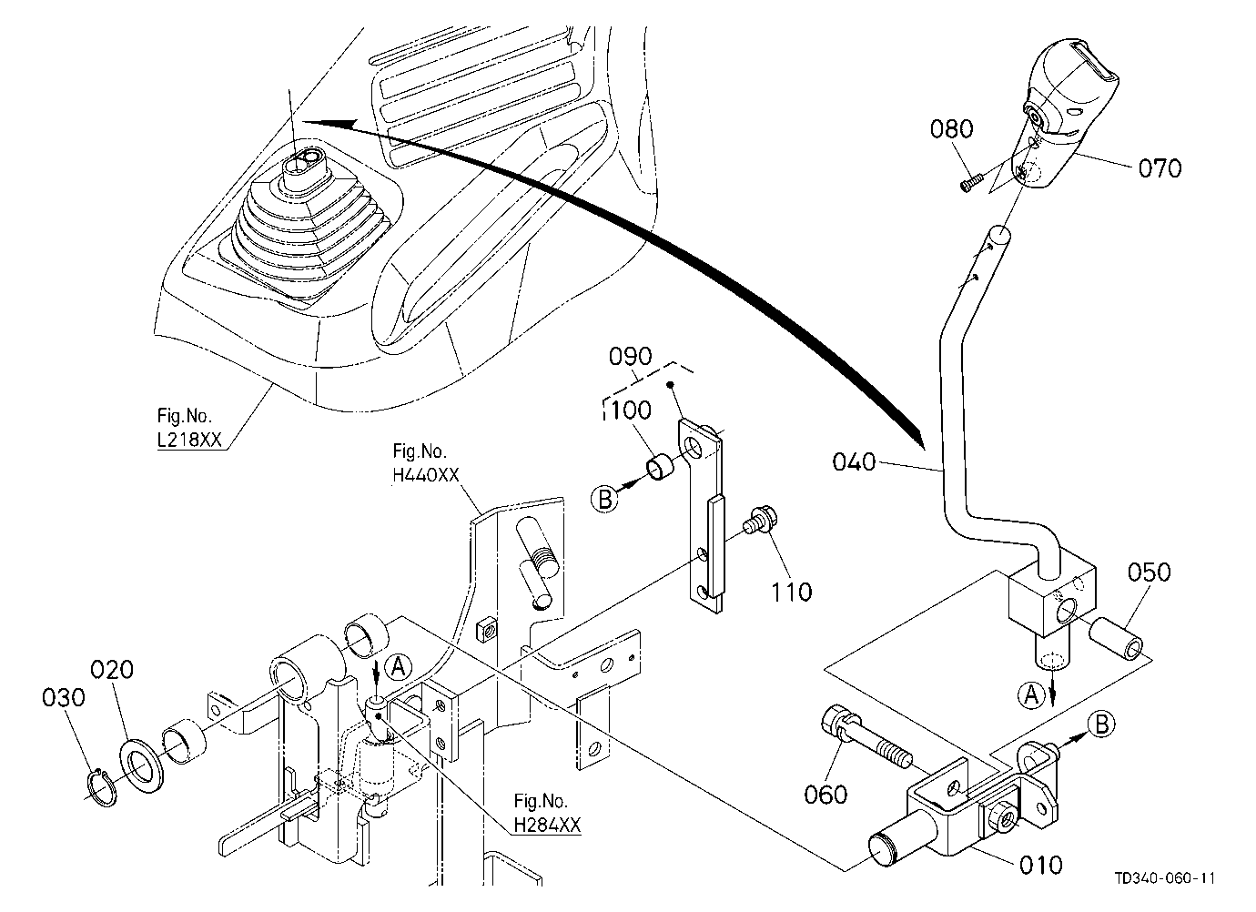 Loader Valve Lever