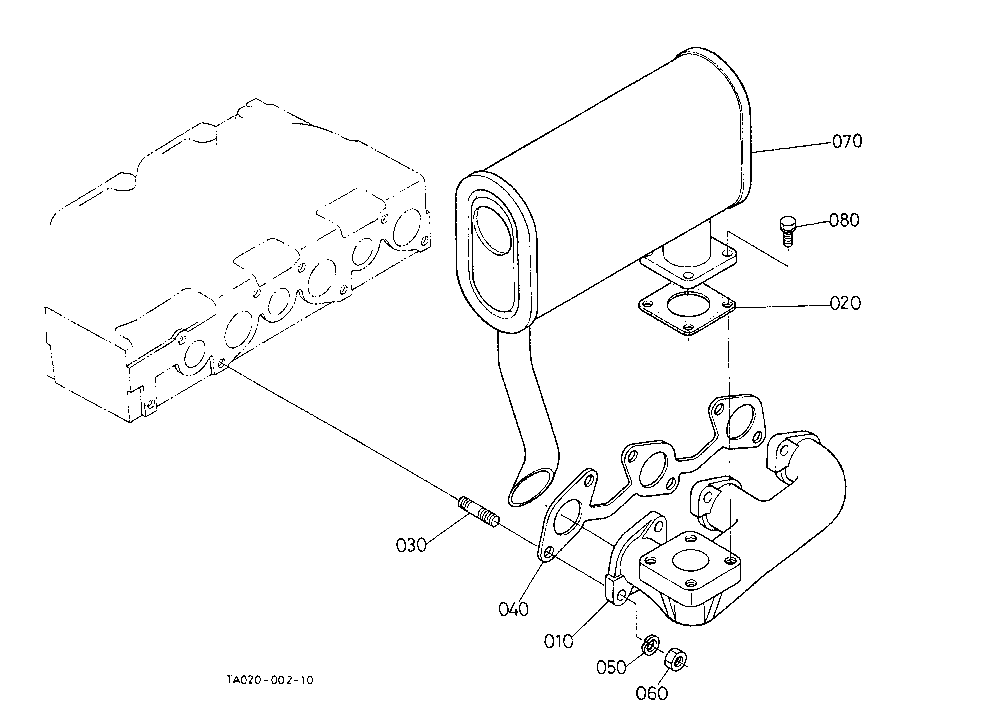 Exhaust Manifold And Muffler