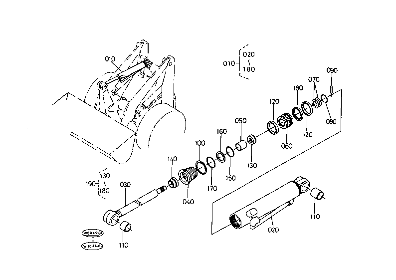 Tilt Cylinder(Component Parts)