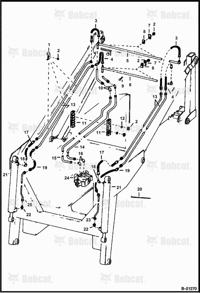 Tilt Cylinder Circuitry