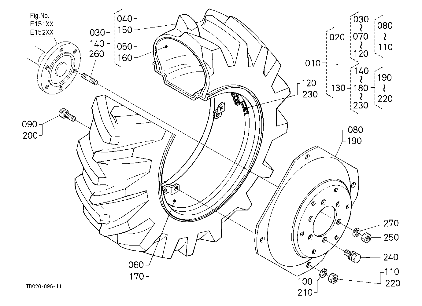 Rear Wheel (12.4-24 R1)