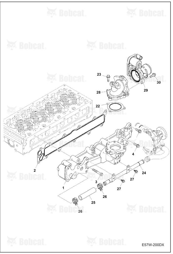 Intake Manifold (Engine S/N 000001 - 025256)