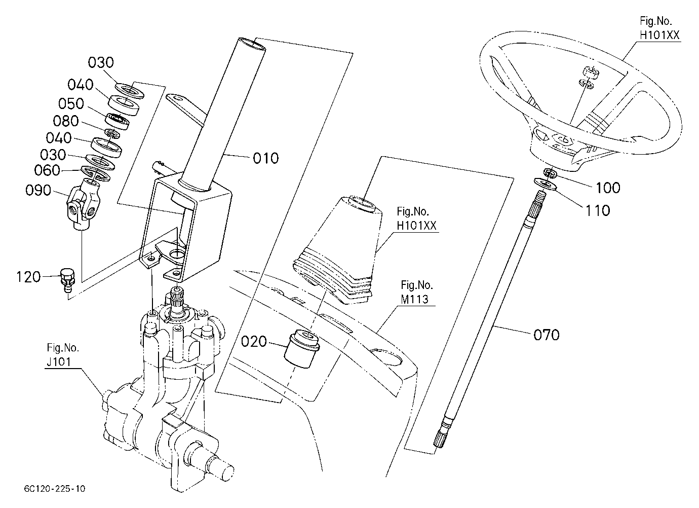 Steering Post