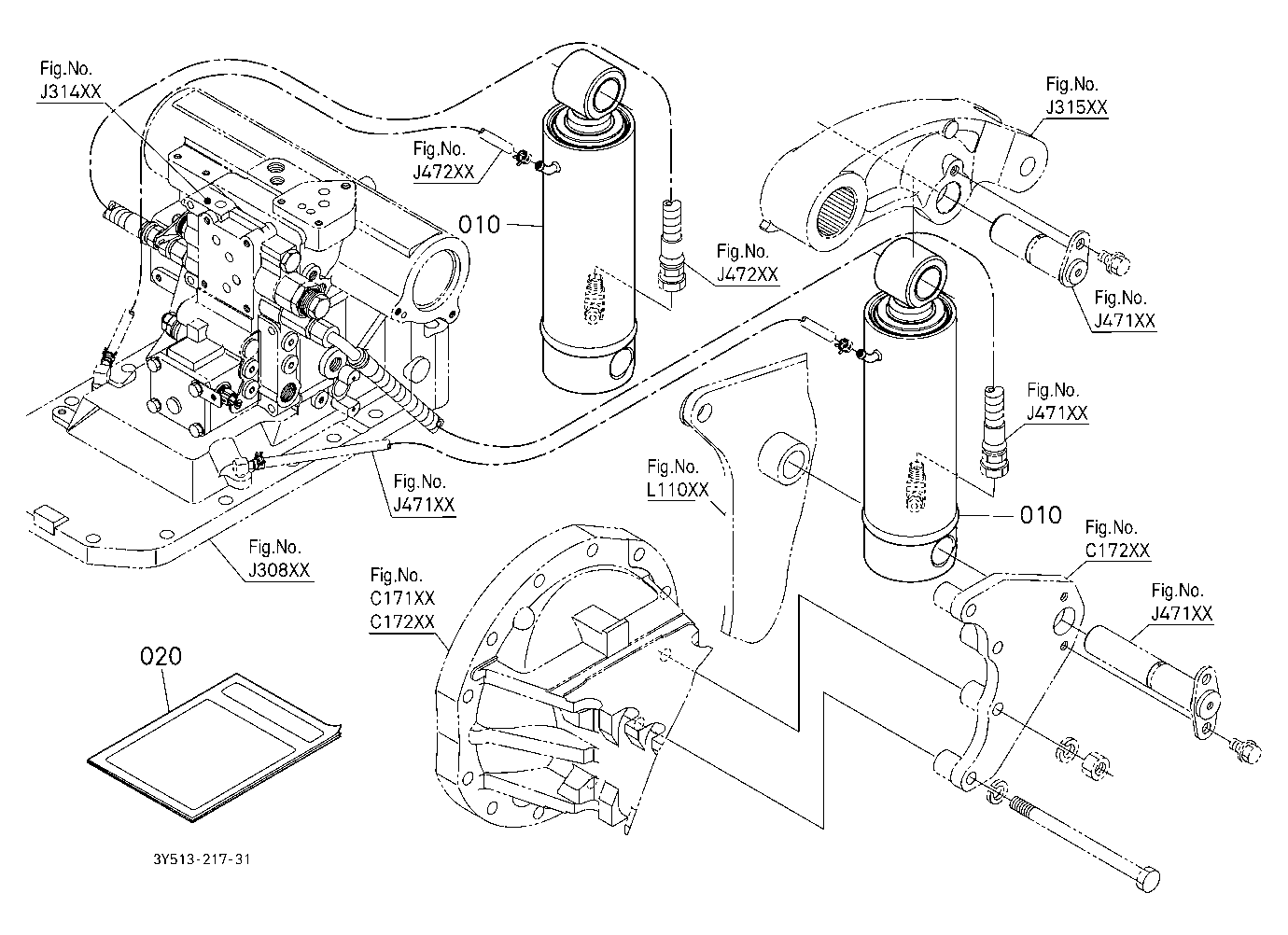 Assist Cylinder Kit (W/G No.M9122) [Option]