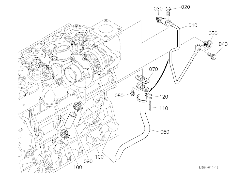 Oil Pipe (Turbo Charger)