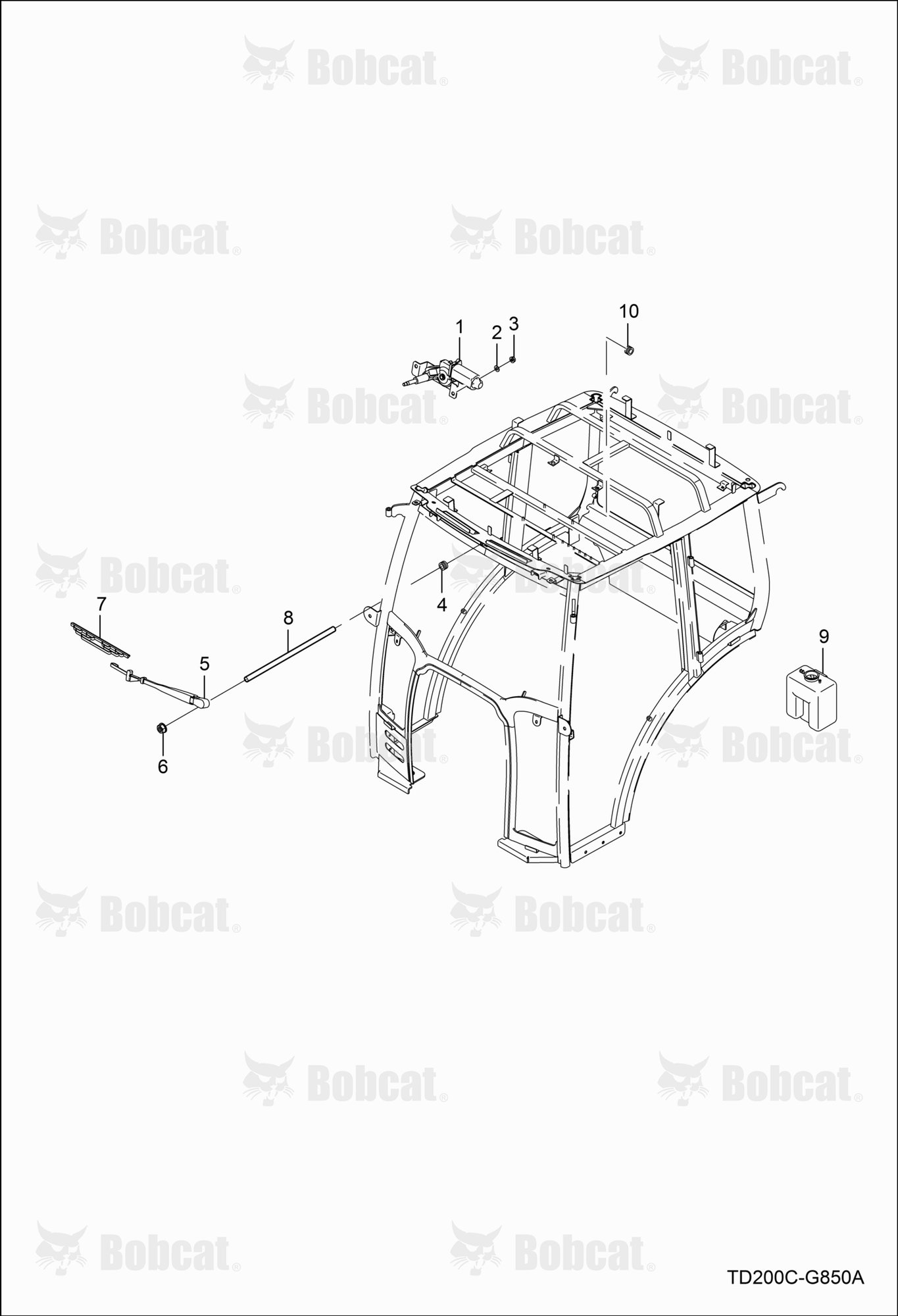 Wiper Motor Group (Cab)