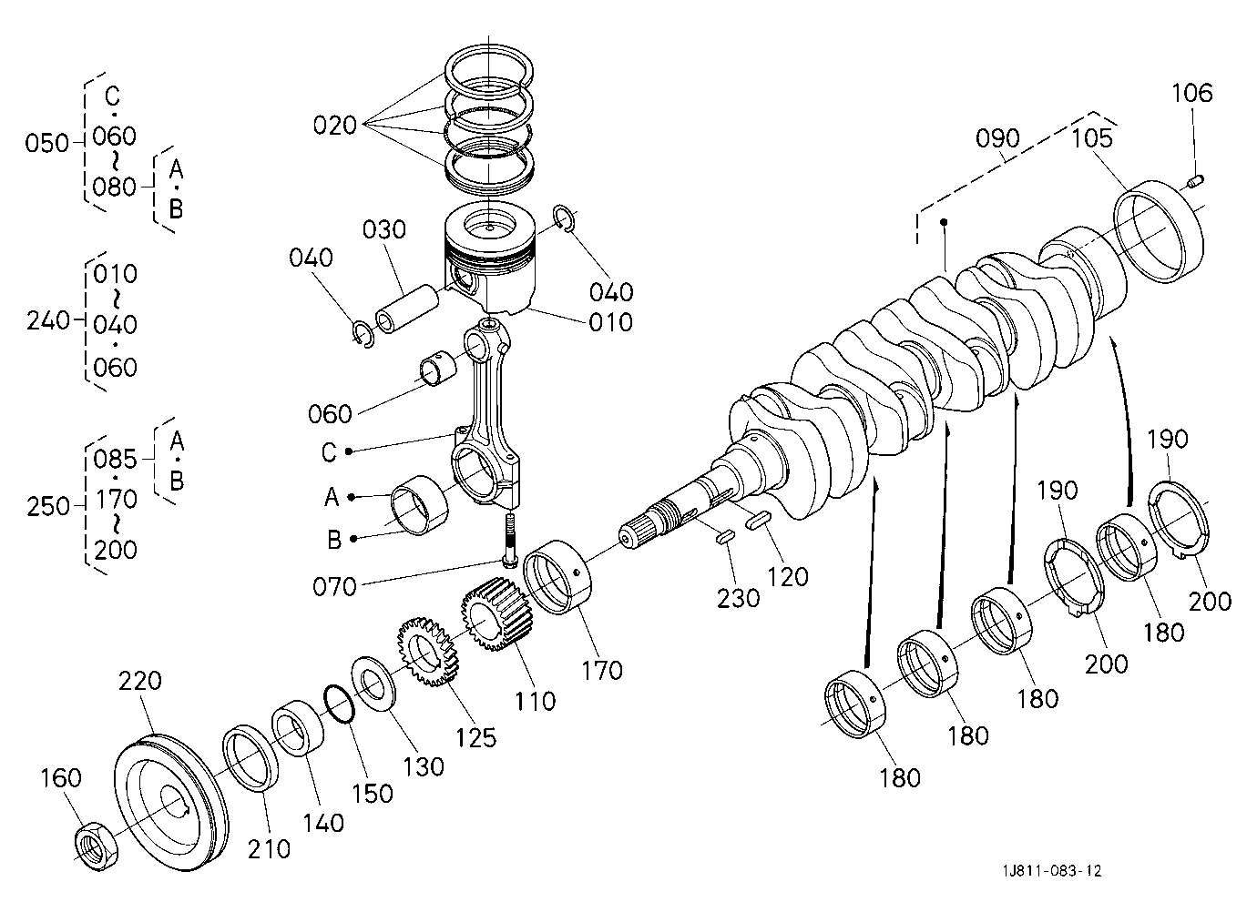 Piston And Crankshaft