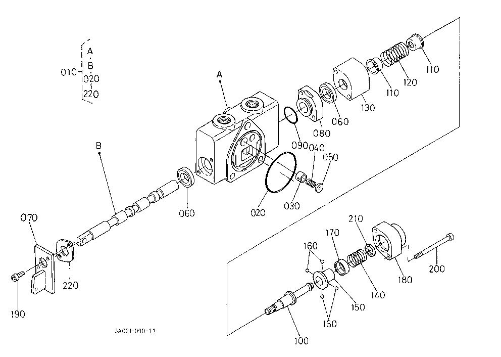 Auxiliary Control Valve (Fd) [Ca][Component Parts]