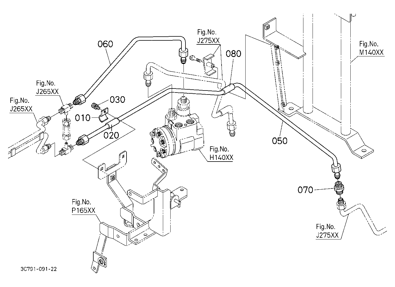 Hydraulic Oil Line (Controller) [New]
