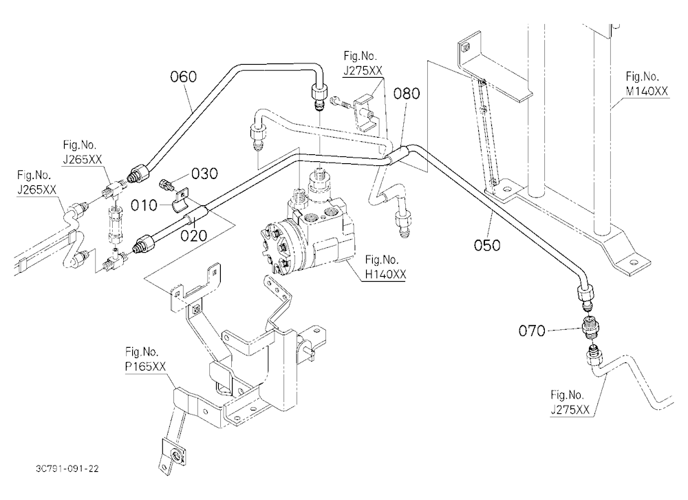 Hydraulic Oil Line (Controller) [New]