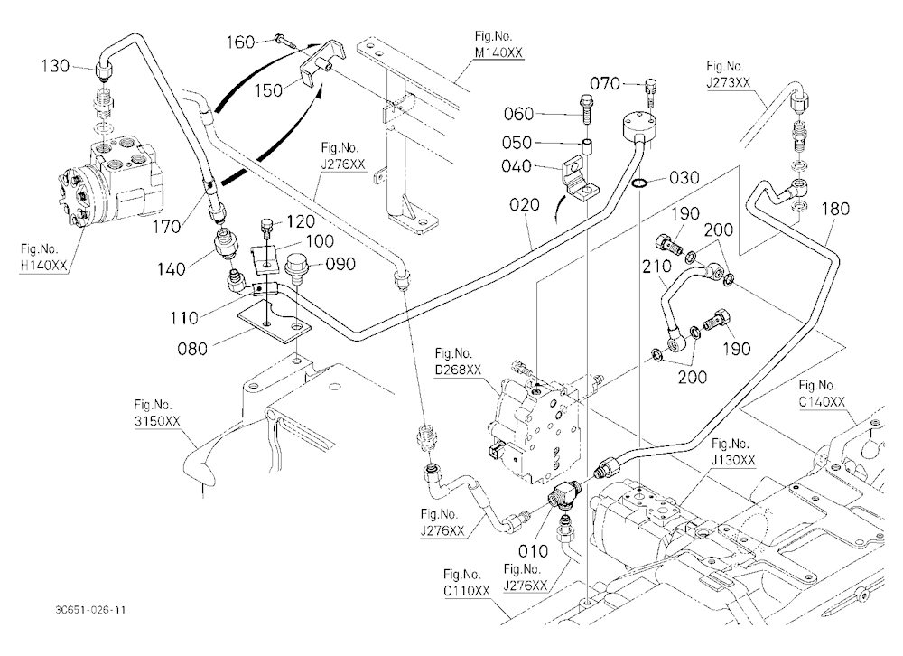 Hydraulic Oil Line (Steering/Pto)