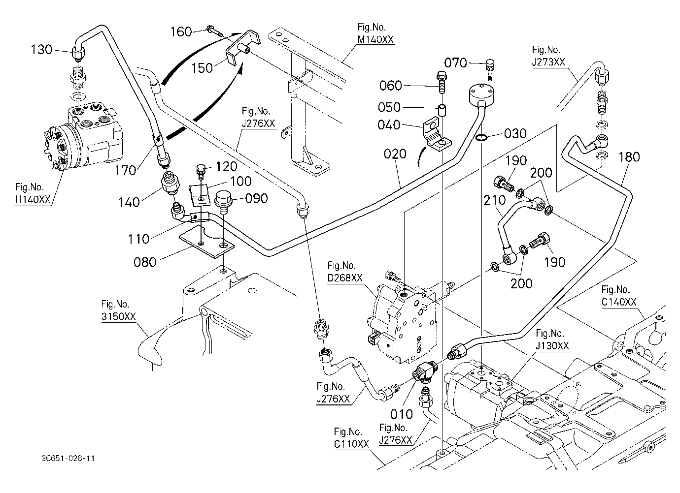 Hydraulic Oil Line (Steering/Pto)