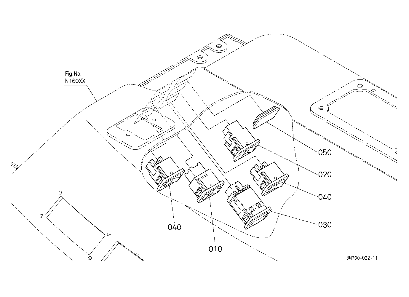 Switch (Wiper/Work Light) [Ca]