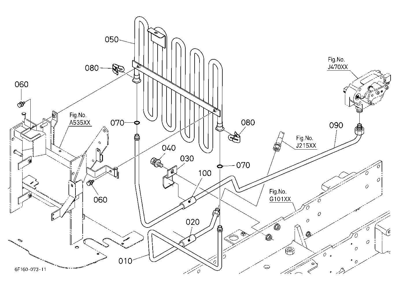 Hydraulic Oil Line (Oil Cooler)