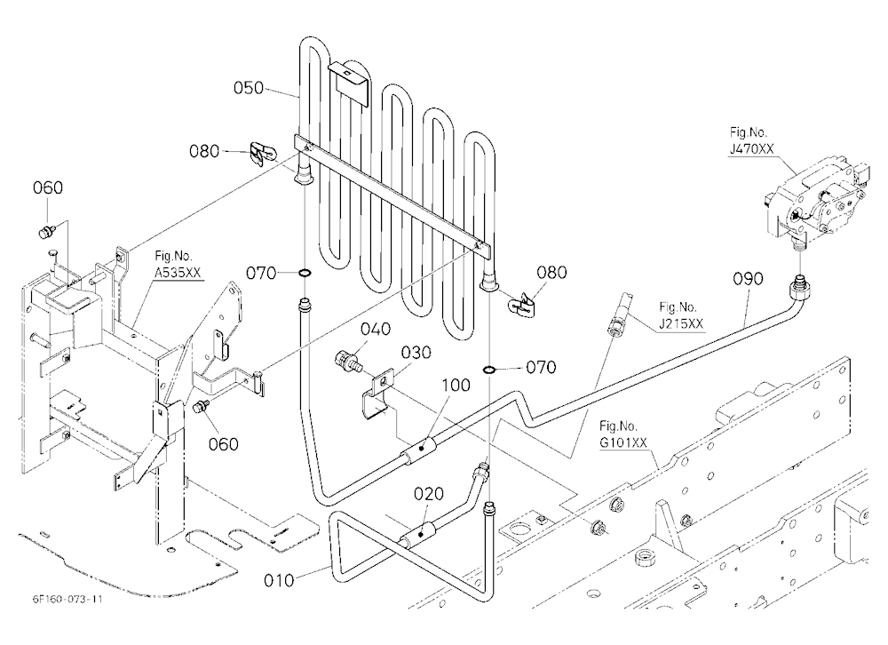 Hydraulic Oil Line (Oil Cooler)