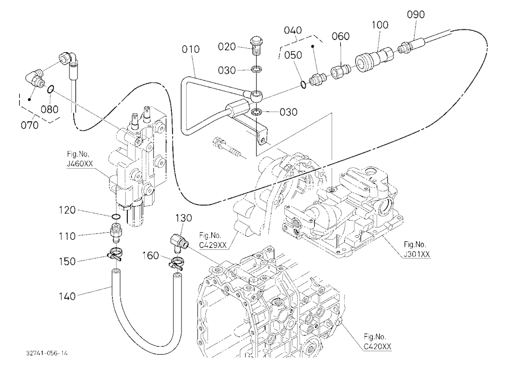 Hydraulic Oil Line (Backhoe)