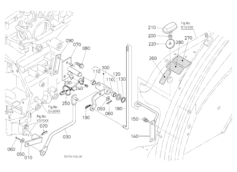 Mid Pto (Lever) (W/G No.L8338) [Option]