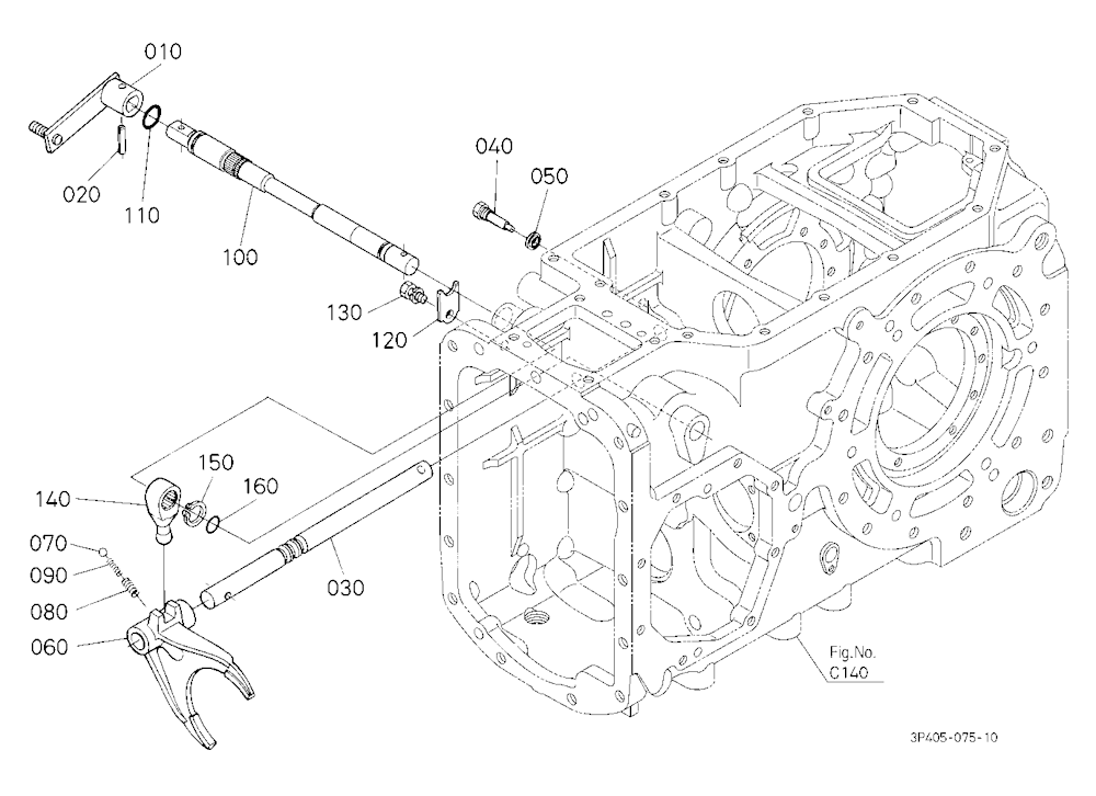 Range Gear Shift Fork