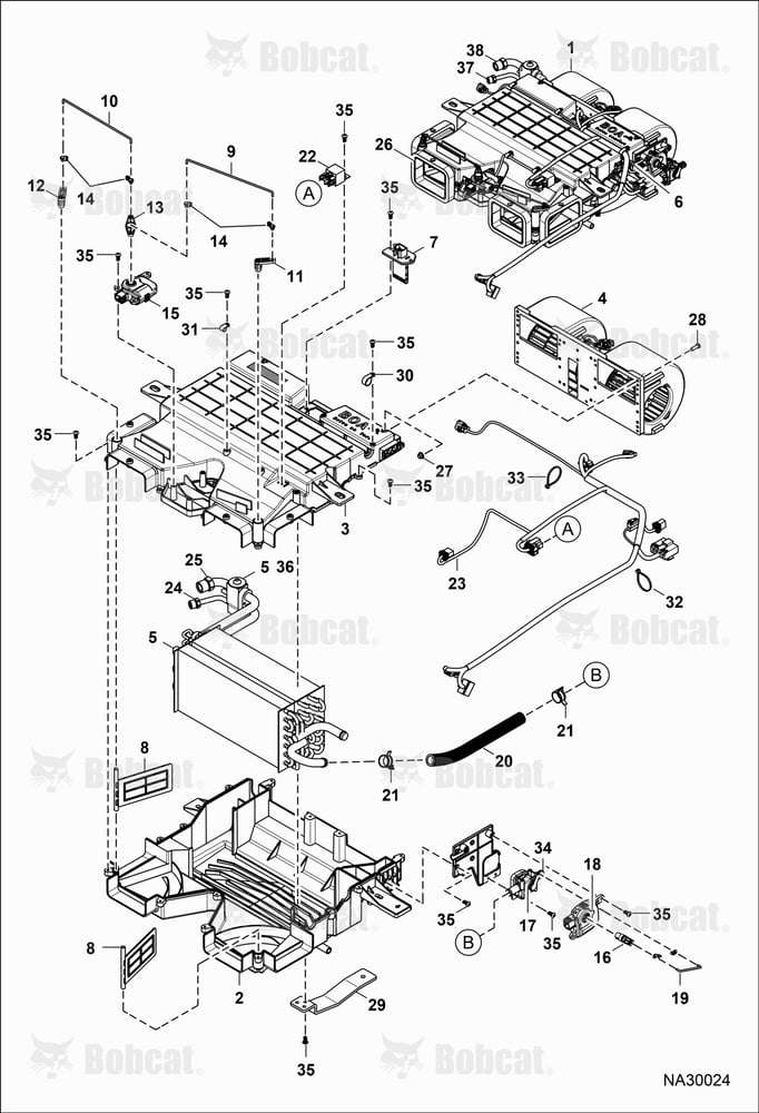 Heater & A/C (HVAC Assembly)